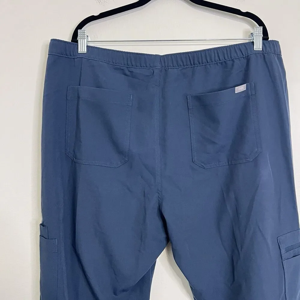 FIGS Cairo Cargo Scrub Pants Mens Size XXL NEW FIONx Stretch Medical Uniform